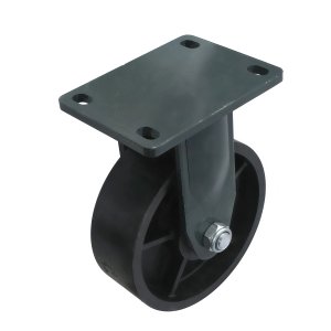 FHs80 - Сверхбольшегрузное стальное колесо без резины 200мм, 2000 кг (неповоротн., двойной шарикоподш.)